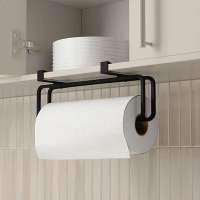 Umbra Squire Over-The-Door Paper Towel Holder (Black)