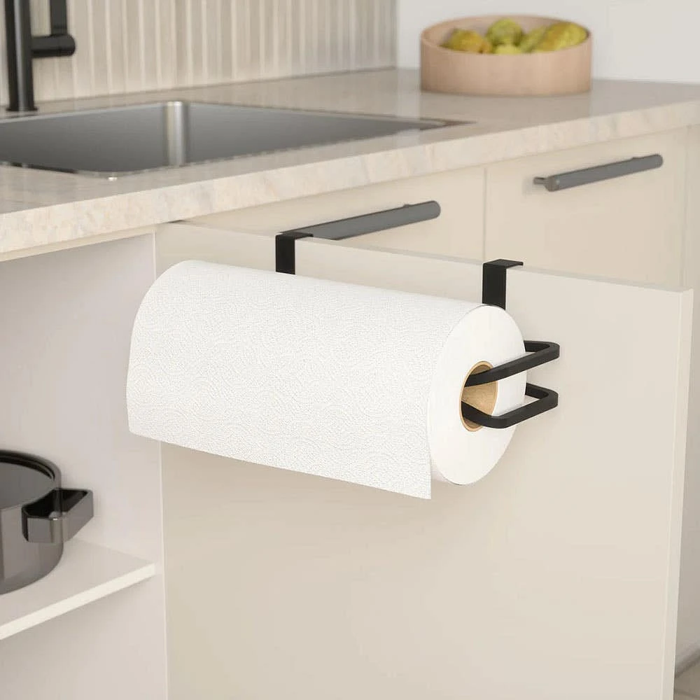 Umbra Squire Over-The-Door Paper Towel Holder (Black)