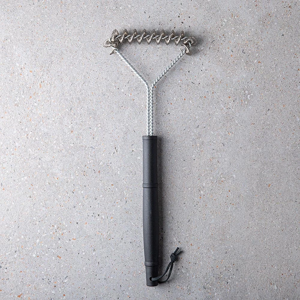 KSP Epicure Bbq Cleaning Brush Spiral Mesh (Black/Stainless Steel)