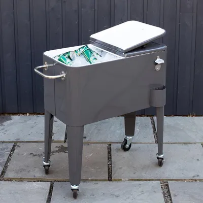 KSP Chiller Cooler Chest On Wheels 60 Qt