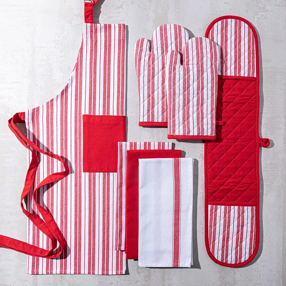 KSP Classic Stripe 100% Cotton Oven Mitt