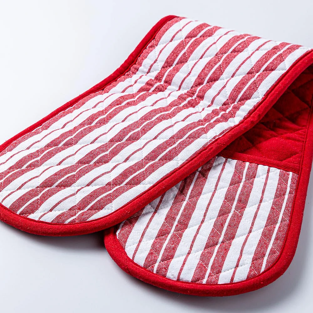 KSP Classic Stripe 100% Cotton Double Oven Mitt