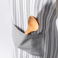 KSP Classic Stripe 100% Cotton Apron (Light Grey)