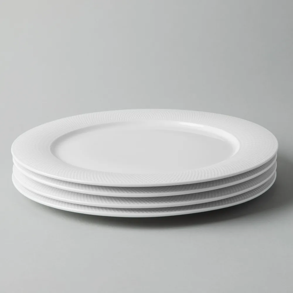 KSP A La Carte 'Diamond' Porcelain Dinner Plate