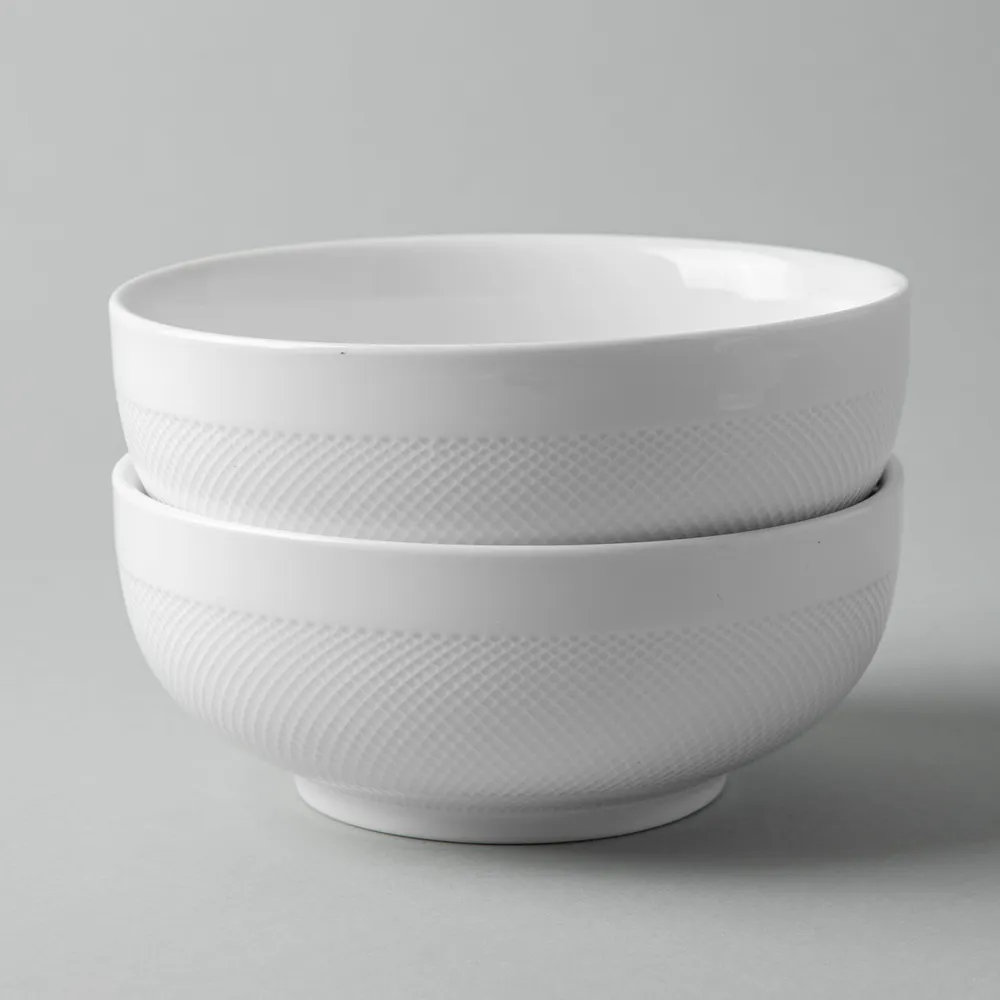 KSP A La Carte 'Diamond' Porcelain Cereal Bowl