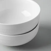 KSP A La Carte 'Diamond' Porcelain Cereal Bowl