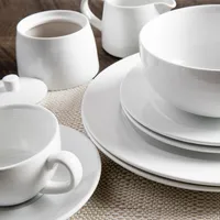 KSP A La Carte 'Oxford' Porcelain Dinner Plate