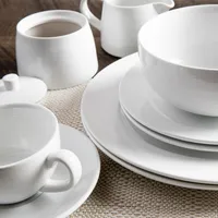 A La Carte 'Oxford' Porcelain Side Plate (White)