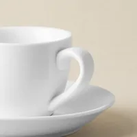 KSP A La Carte 'Oxford' Porcelain Espresso cup with Saucer