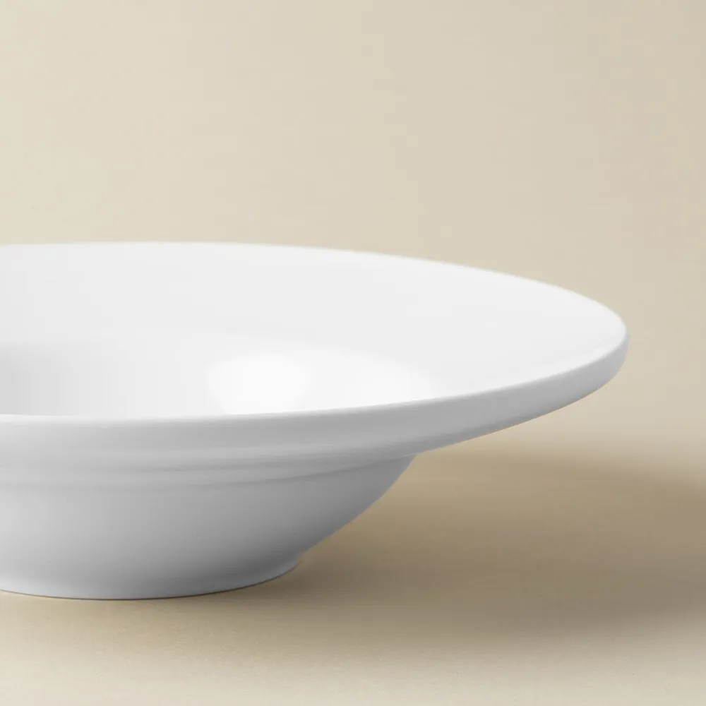 KSP A La Carte 'Oxford' Porcelain Soup- Pasta Plate