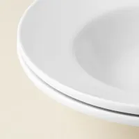 KSP A La Carte 'Oxford' Porcelain Soup- Pasta Plate