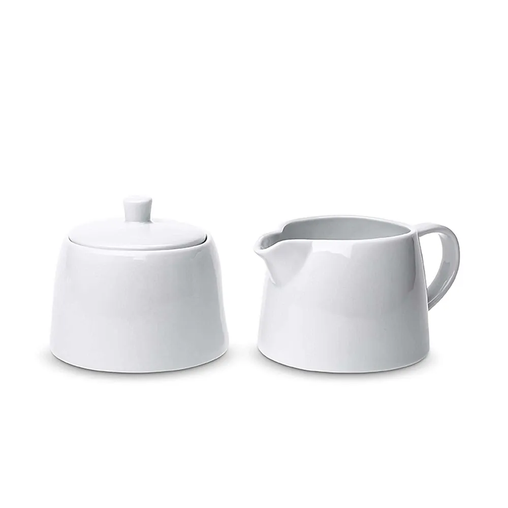 KSP A La Carte 'Oxford' Porcelain Cream & Sugar - Set of 2