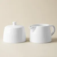KSP A La Carte 'Oxford' Porcelain Cream & Sugar - Set of 2