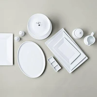 A La Carte 'Essentials' Porcelain Platter 13.5" (White)