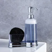 KSP Ashbury Soap Pump Caddy with Scrubby (Chrome)