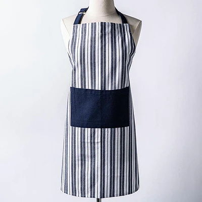 KSP Classic Stripe 100% Cotton Apron (Navy)