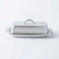 KSP Classic Butter Dish with Lid (Stainless Steel)