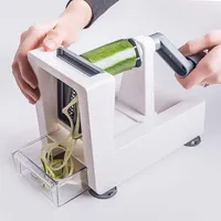 KSP Veg-Prep 'Table Top' Spiral Vegetable Slicer (White/Grey)