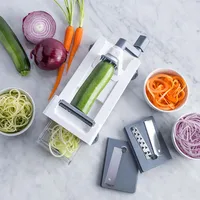 KSP Veg-Prep 'Table Top' Spiral Vegetable Slicer (White/Grey)