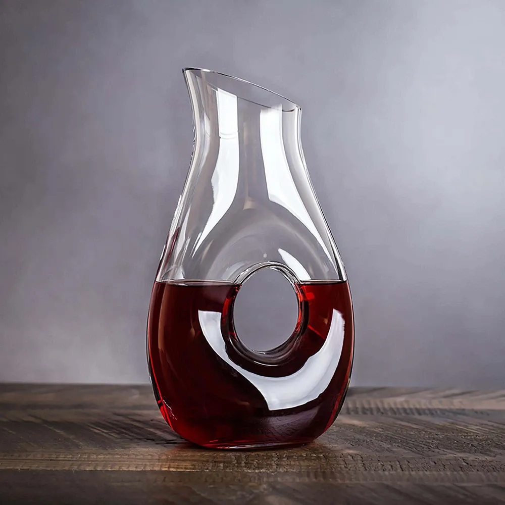 KSP Barossa Glass Wine Carafe with Hole (Clear)