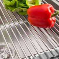 KSP Span Roll-Up Dish Drying Rack (Stainless Steel)