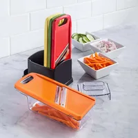 KSP Quick Prep Mandoline Slicer and Grater - Set of 7 (Multi Colour)