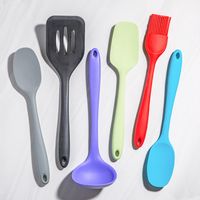 KSP Colour Splash Silicone Utensil Spoonula (Light Green)