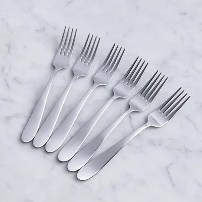 Splendide 'Amalfi' Dinner Fork - Set of 6 (Stainless Steel)