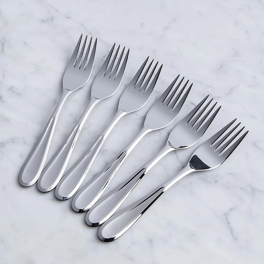 Splendide 'Caranta' Salad Fork - Set of 6 (Stainless Steel)