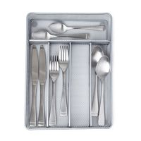 KSP Mesh Cutlery Tray - Small (Silver) 32 x 23.5 x 5 cm