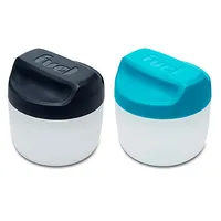 Fuel Primary Condiment Container - Set of 2 (Teal/Grey)