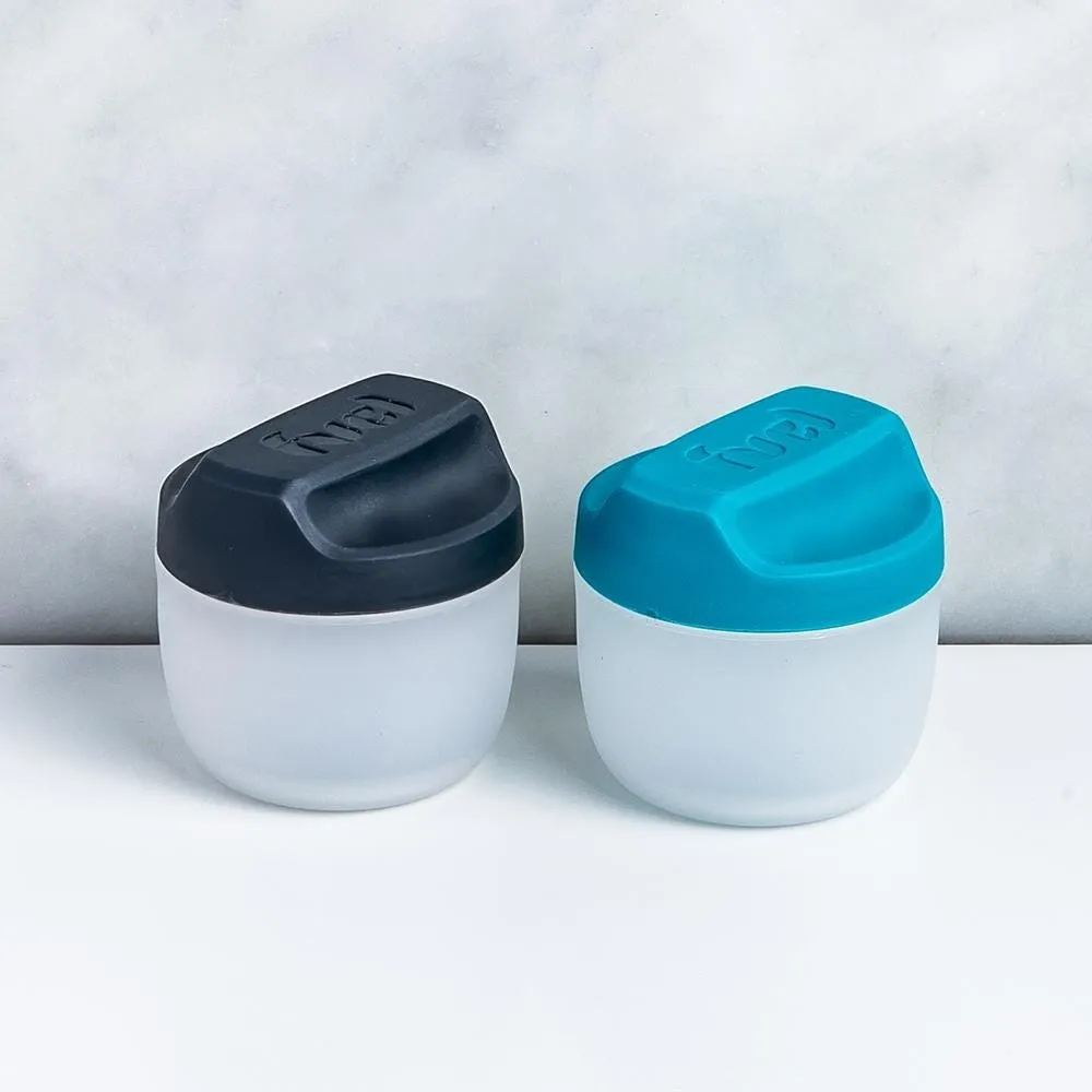 Fuel Primary Condiment Container - Set of 2 (Teal/Grey)