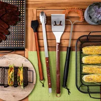 Outset BBQ Non-Stick Taco Rack (Black)