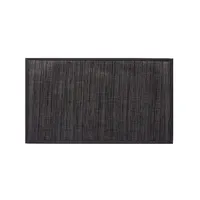 Harman Textaline 'Trace' 20"x34" Vinyl Indoor-Outdoor Mat (Black)