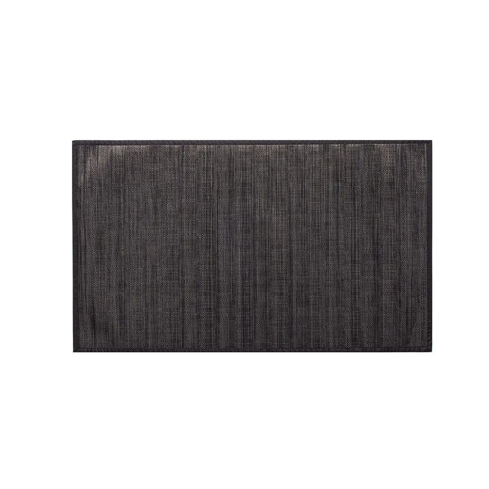 Harman Textaline 'Trace' 30"x50" Vinyl Indoor-Outdoor Mat (Black)