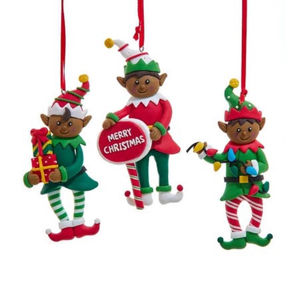 Kurt Adler Christmas 'Elf' Ornament (Asstd.)