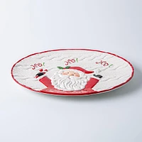 KSP Christmas Knit 'Santa' Oval Platter 38.5x28.5cm