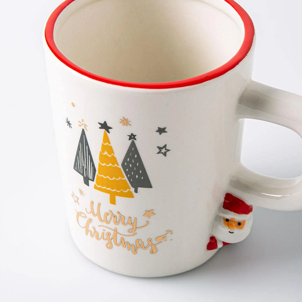 KSP Christmas Playful Character 'Santa' Ceramic Mug 480ml