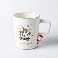 KSP Christmas Playful Character 'Snowman' Ceramic Mug 480ml