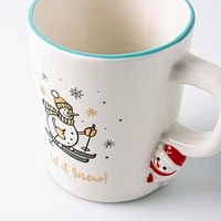 KSP Christmas Playful Character 'Snowman' Ceramic Mug 480ml