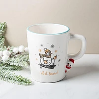 KSP Christmas Playful Character 'Snowman' Ceramic Mug 480ml