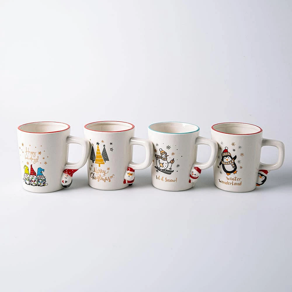 KSP Christmas Playful Character 'Snowman' Ceramic Mug 480ml