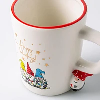 KSP Christmas Playful Character 'Gnome' Ceramic Mug 480ml