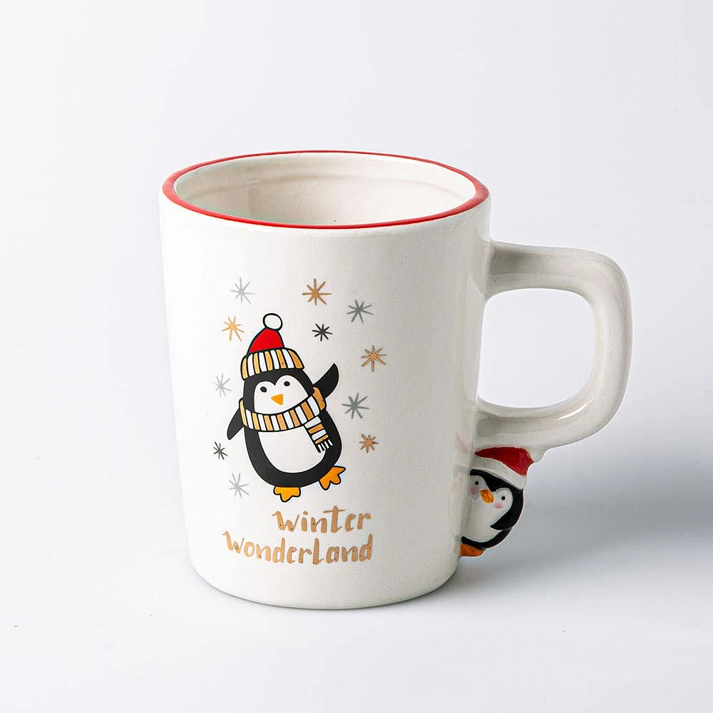 KSP Christmas Playful Character 'Penguin' Ceramic Mug 480ml