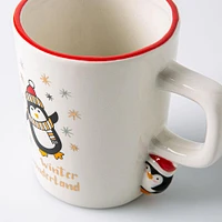 KSP Christmas Playful Character 'Penguin' Ceramic Mug 480ml