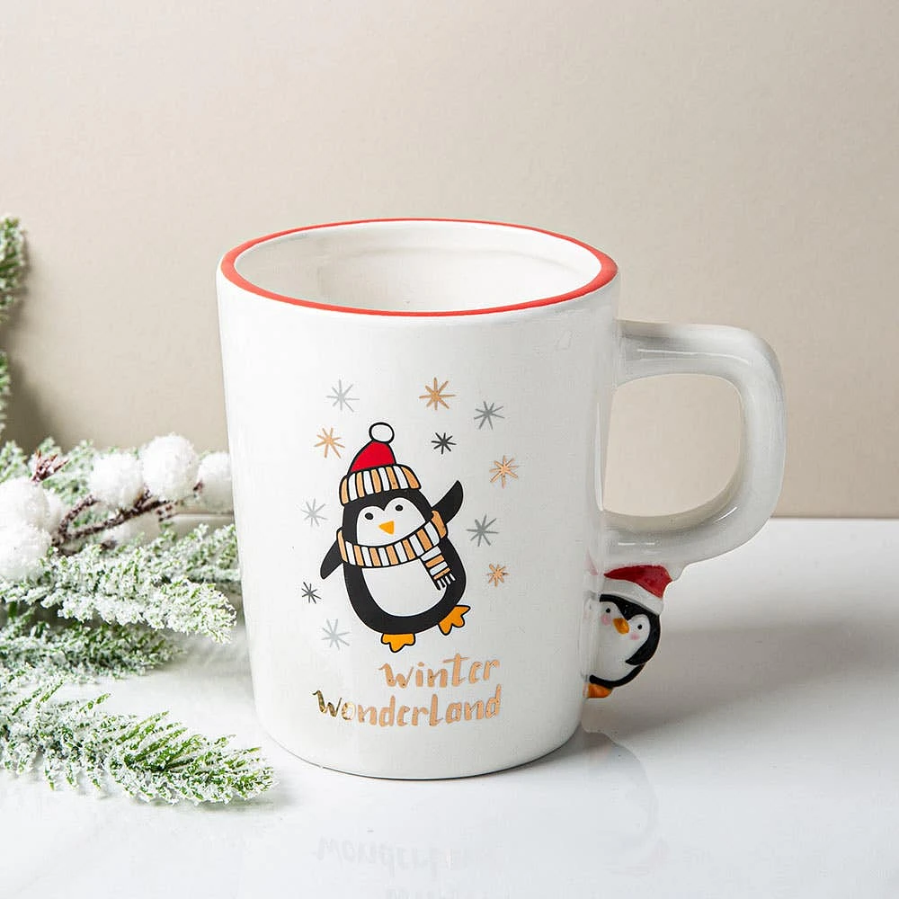 KSP Christmas Playful Character 'Penguin' Ceramic Mug 480ml