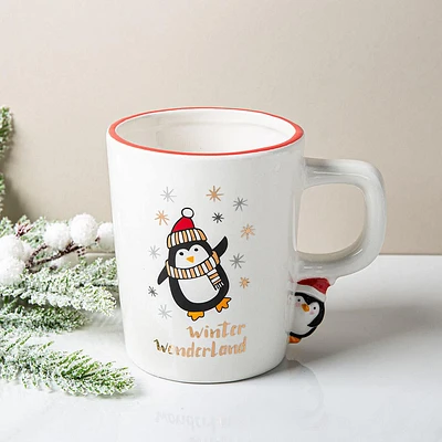 KSP Christmas Playful Character 'Penguin' Ceramic Mug 480ml