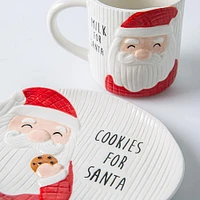 KSP Christmas For Santa Ceramic Mug & Plate - Set of 2