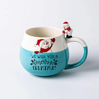 KSP Christmas Joyful Character 'Snowman' Ceramic Mug 410ml