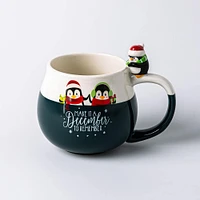 KSP Christmas Joyful Character 'Penguin' Ceramic Mug 410ml